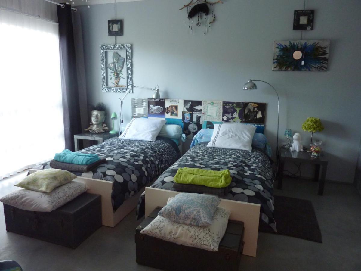 Bed and Breakfast Loft Atypique Villeneuve-de-Rivière Exteriér fotografie