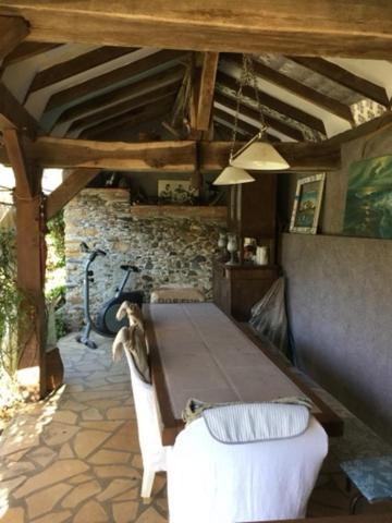 Bed and Breakfast Loft Atypique Villeneuve-de-Rivière Exteriér fotografie
