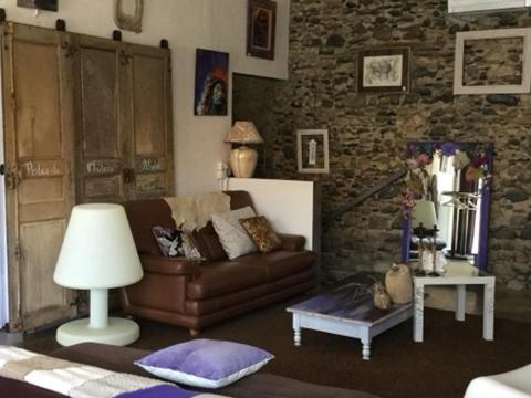 Bed and Breakfast Loft Atypique Villeneuve-de-Rivière Exteriér fotografie